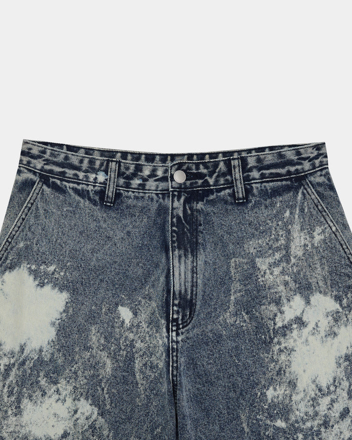 GH ACID WASH DENIM SHORTS