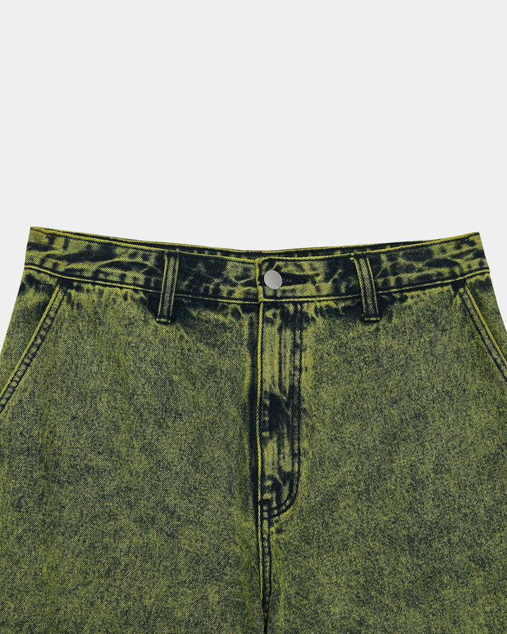 GH ACID WASH DENIM SHORTS