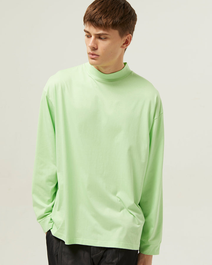 GH PLEATED LONG SLEEVE T-SHIRT