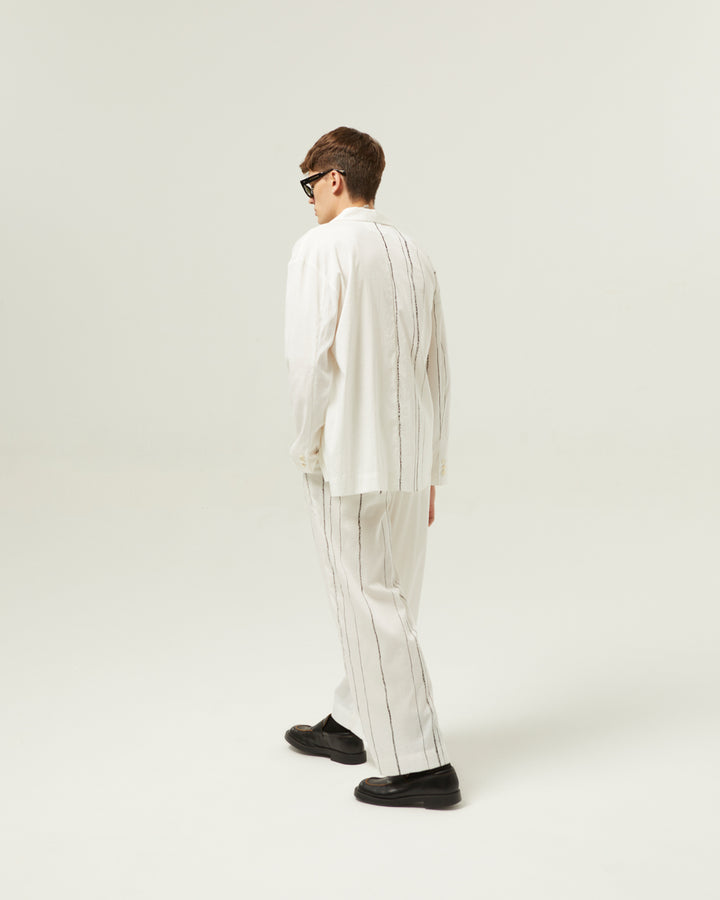 GH ASYMMETRIC DRAWSTRING TROUSERS