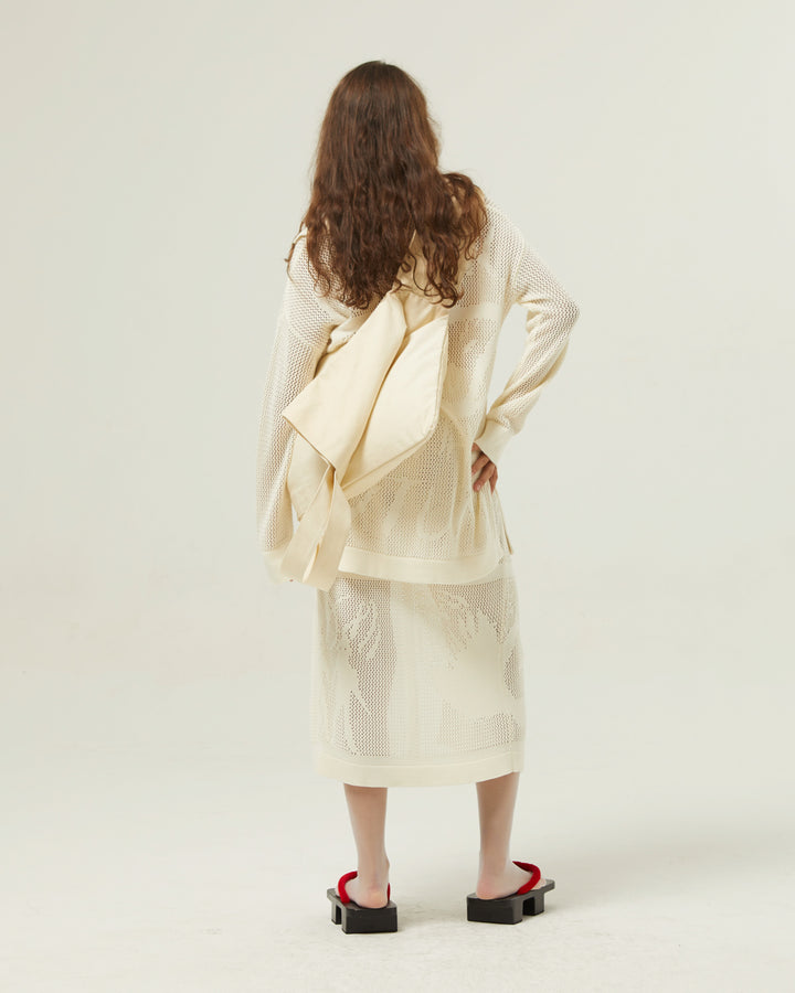GH FLOWER MUTATION  KNITTED SKIRT